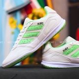  Giày Bóng Đá Futsal Top Sala Competition 2 Trắng/Xanh Lá IC 