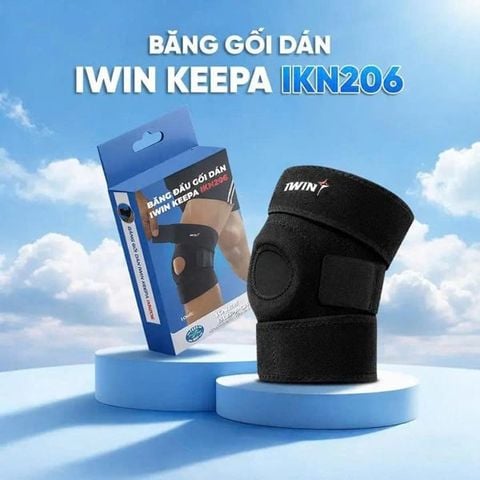  Băng gối DÁN iWin Keepa IKN206 - (Đen, Freesize) 