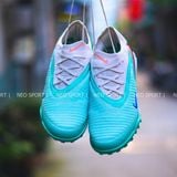  Giày Bóng Đá Cỏ Nhân Tạo Phantom 6 Elite Bo Thun Xanh Ngọc Nhạt TF 