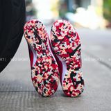  Giày Đá Banh Futsal Tiempo Sala Premier Đỏ Logo Đen ĐẾ Camo IC 