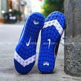  Giày Bóng Đá Cỏ Nhân Tạo Mercurial Vapor 16 Elite Bo Thun Xanh Bích Coban/Hồng TF 