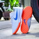  Giày Bóng Đá Cỏ Nhân Tạo Magistax bo thun Xám Đế Cam TF 