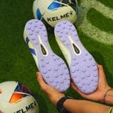  Giày Bóng Đá Cỏ Nhân Tạo Chính Hãng Kelme MAESTRO 3.0.4 Bo Thun Trắng/Tím TF - 8621ZX1439 
