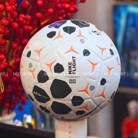  Quả Bóng Đá Academy Plus Trắng/Đen/Cam 