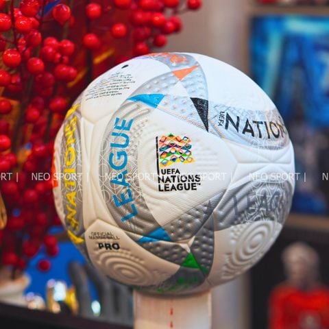  Quả Bóng Đá Uefa Nations League Trắng/Xám 