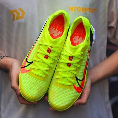  Giày Đá Banh Cỏ Nhân Tạo Mercurial Vapor 14 Pro Bo Thun Chuối TF 