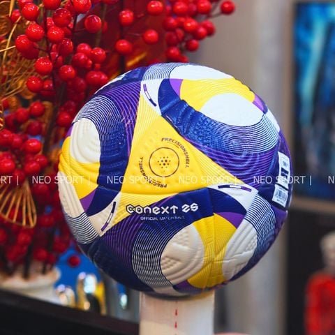  Quả Bóng Đá Conext 25 League Trắng/Vàng/Tím 