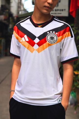  Bộ Quần Áo Bóng Đá Thái Lan - Đội Tuyển Đức Sân Nhà 26/27 Trắng bản PLAYER 