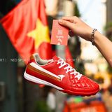  Giày Bóng Đá Chính Hãng Cỏ Nhân Tạo KAMITO ARTISTA KL Đỏ/Trắng TF 