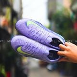  Giày Bóng Đá Cỏ Nhân Tạo Mercurial Vapor 16 Elite Bo Thun Tím Nhạt/Chuối TF 