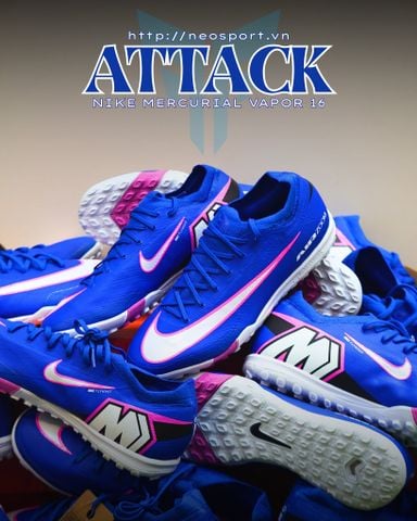  GIÀY BÓNG ĐÁ CHÍNH HÃNG CỎ NHÂN TẠO NIKE ZOOM MERCURIAL VAPOR 16 PRO XANH BÍCH COBAN ĐẾ TRẮNG TF - FQ8687-446 