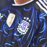  Bộ Quần Áo Bóng Đá Thái Lan - Đội Tuyển Argentina Sân Khách 26/27 Xanh Đen bản PLAYER 