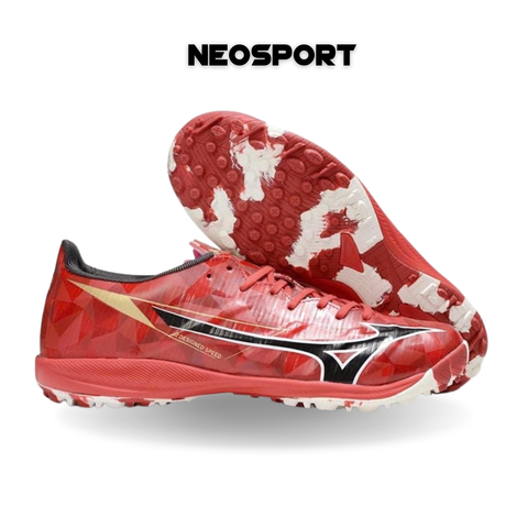  Giày Bóng Đá Cỏ Nhân Tạo Mizuno Alpha 2 Elite 7 Màu Đỏ Ruby TF 