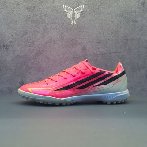  GIÀY BÓNG ĐÁ CHÍNH HÃNG CỎ NHÂN TẠO ADIDAS F50 HYPERFAST LEAGUE HỒNG/TRẮNG TF - IH4582 