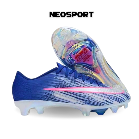  Giày Bóng Đá Cỏ Tự Nhiên Mercurial Superfly 11 Elite Bo Thun Xanh Coban FG 