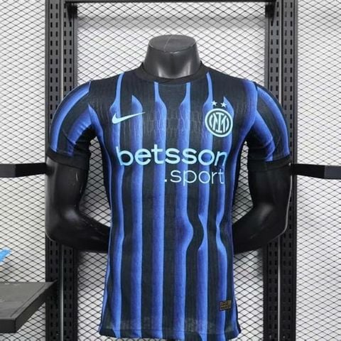  Bộ Quần Áo Bóng Đá Thái Lan - Inter Milan Sọc Xanh Đen Sân Nhà 25/26 bản PLAYER 