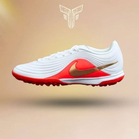  GIÀY BÓNG ĐÁ CHÍNH HÃNG CỎ NHÂN TẠO NIKE TIEMPO MAESTRO ACADEMY TRẮNG/ĐỎ TF - IB4484-100 