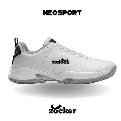  Giày Pickleball Zocker Swift Core - Trắng/Xám 