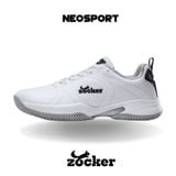  Giày Pickleball Zocker Swift Core - Trắng/Xám 