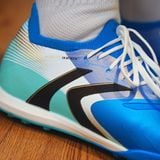  Giày Bóng Đá Cỏ Nhân Tạo Chính Hãng Kelme V-Mach 3.0.4 Bo Thun Xanh Da TF - 8621ZX1423 
