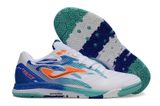  Giày Bóng Đá Futsal Joma FS Reactive Trắng Xanh Bích Đế Sọc IC 