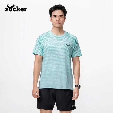  Áo Pickleball Nam Zocker JAC07 Xanh Ngọc 