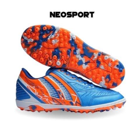  Giày Bóng Đá Cỏ Nhân Tạo Chính Hãng Thái Lan Pan Nitro Xanh Bích/Cam TF 