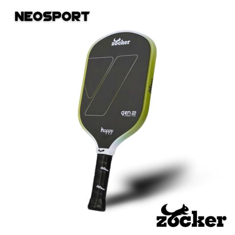  Vợt Pickleball Zocker Happy HP02 Gen 2 - Trắng /Xanh Matcha 16mm 