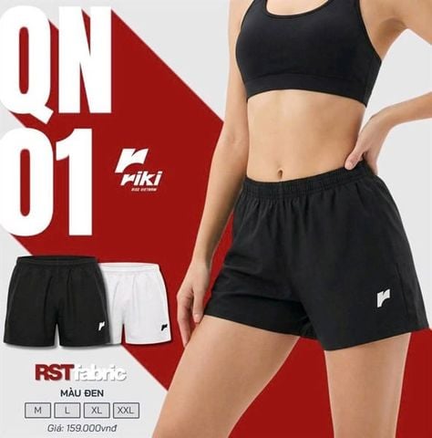  Quần Short Pickleball Nữ RIKI QN01 Đen 