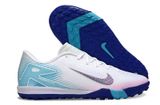  Giày Bóng Đá Cỏ Nhân Tạo Mercurial Vapor 16 Academy Trắng Đế Xanh Bích TF 