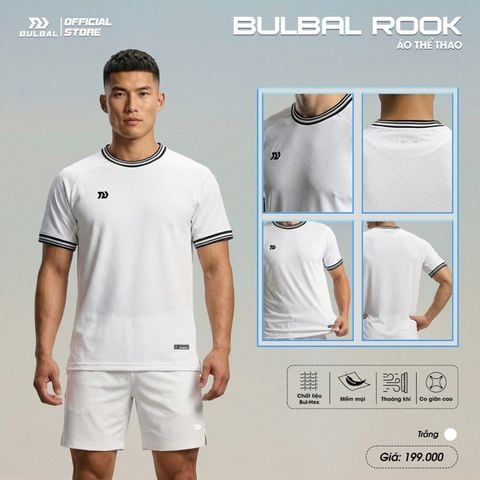  Áo Pickleball Nam Bulbal Rook Trắng 