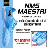  Giày Bóng Đá Chính Hãng Cỏ Nhân Tạo NMS Maestri 1.0 Xanh Da TF 