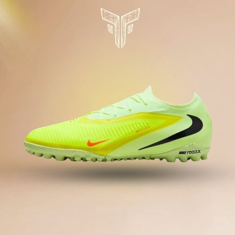  GIÀY BÓNG ĐÁ CHÍNH HÃNG CỎ NHÂN TẠO NIKE PHANTOM 6 LOW PRO VÀNG CHANH/ĐEN TF - HJ4123-800 