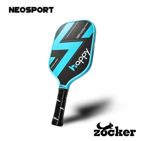  Vợt Pickleball Zocker Happy HP01 Standard Thunder - Xanh Ngọc 16mm 