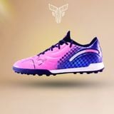 Giày Bóng Đá Cỏ Nhân Tạo Chính Hãng Kelme Maestro 2.0.4 Bo Thun Hồng/Tím TF - 9421ZX1227 