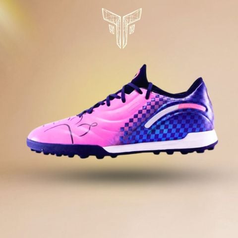  Giày Bóng Đá Cỏ Nhân Tạo Chính Hãng Kelme Maestro 2.0.4 Bo Thun Hồng/Tím TF - 9421ZX1227 
