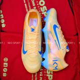  Giày Bóng Đá Cỏ Tự Nhiên Mercurial Vapor 16 Bo Thun Cosmic Cam/Xanh FG 