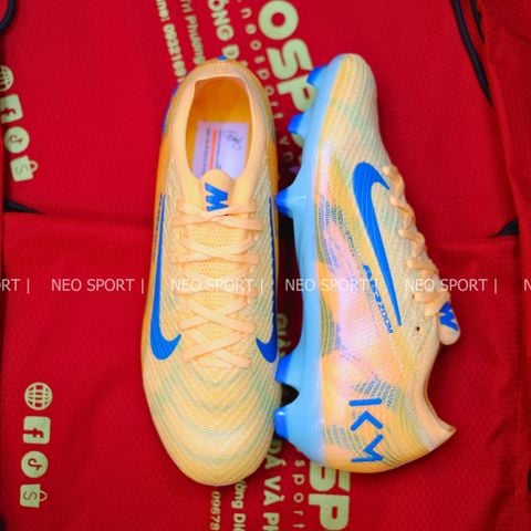  Giày Bóng Đá Cỏ Tự Nhiên Mercurial Vapor 16 Bo Thun Cosmic Cam/Xanh FG 