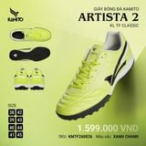  Giày Bóng Đá Chính Hãng KAMITO Artista 2 KL TF Classic Xanh Chanh- KMTF260836 