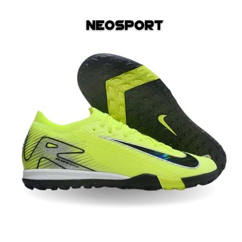 Giày Bóng Đá Cỏ Nhân Tạo Mercurial Vapor 16 Elite Bo Thun Vàng Chuối Mad Voltage TF 