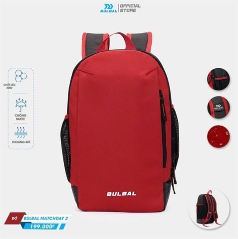  Balo túi đựng giày đa năng Bulbal Matchday 2 Đỏ 