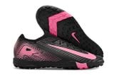  Giày Bóng Đá Cỏ Nhân Tạo Mercurial Vapor 16 Elite Bo Thun Đen Logo Hồng TF 