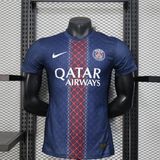  Bộ Quần Áo Bóng Đá - PSG Sân Nhà 25/26 - Paris Saint-Germain Xanh Đen bản PLAYER 