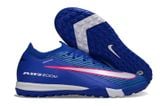 Giày Bóng Đá Cỏ Nhân Tạo Mercurial Vapor 16 Elite Bo Thun Xanh Bích Coban/Hồng TF 