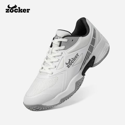  Giày Pickleball Nam Zocker Aspire Speed Trắng 