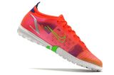  Giày Đá Banh Cỏ Nhân Tạo Mercurial Vapor 14 Elite bo thun Hồng Cam TF 