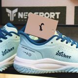  Giày Pickleball Nữ Zocker Apex pro Xanh Ngọc 