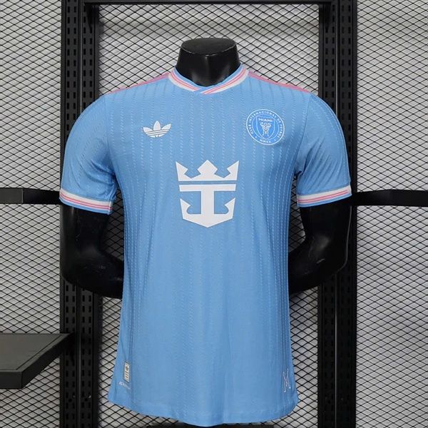  Bộ Quần Áo Bóng Đá Thái Lan - Inter Miami Xanh Da Sân Khách 25/26 bản PLAYER 