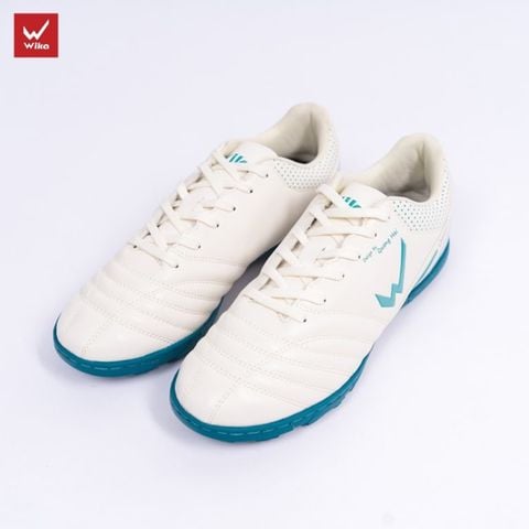  Giày Bóng Đá Trẻ Em Chính Hãng Wika QH19NEO KID Kem Đế Xanh Ngọc TF 