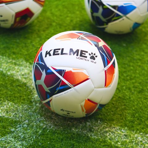  Quả Bóng Đá Chính hãng Kelme Vortex 18.2 Trắng/Cam/Xanh 